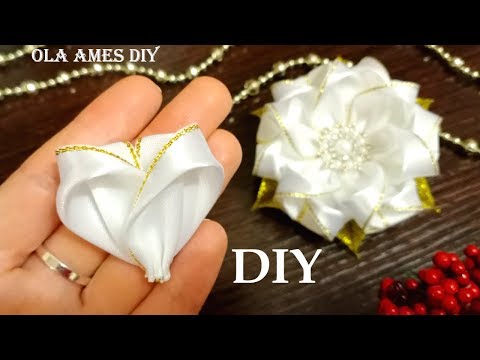 Видео: В них можно влюбиться 😍 ЦВЕТЫ из ЛЕНТ ЛЕГКО 😍 DIY Ribbon Flowers/ Flores de Fitas/ Ola ameS DIY