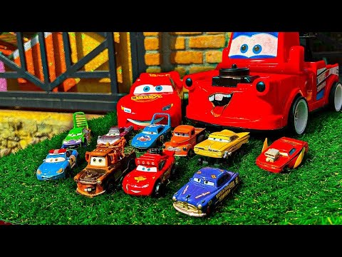 Видео: Обзор распаковки машинок Disney Pixar | Молния Маккуин | Игровой набор Mattel Disney Pixar Cars G...