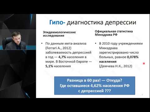 Видео: Психиатр Мартынихин И. А. :   Депрессивные расстройства в соматической сети