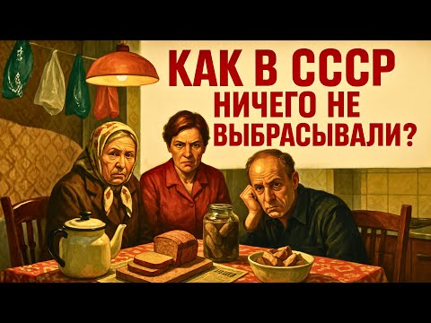 Видео: Почему в СССР не выбрасывали ни крошки? СОВЕТСКАЯ ЭКОНОМИЯ