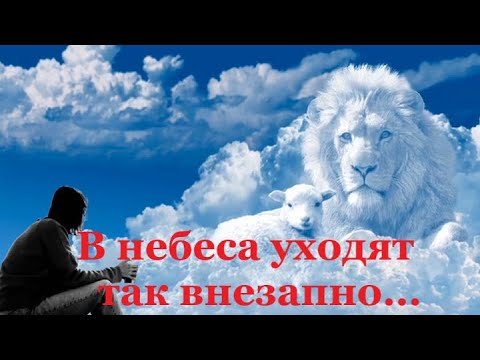 Видео: 🙏🙏🙏 «В небеса уходят так внезапно!»  Песня для всех живущих на земле...