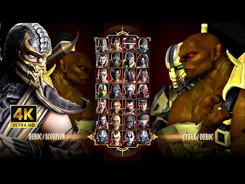 Видео: Игра за Scorpion & Duroc в Mortal Kombat Komplete Edition на PC Expert в 4K