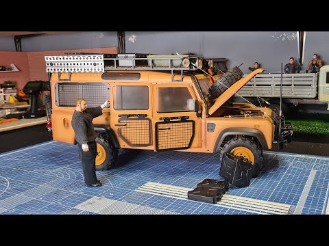 Видео: D1RC D110 Defender 110 1/10 Rc Crawler. Тачка на минималках