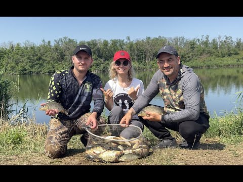Видео: Рыбалка на карпа))) Мелочь, а приятно))