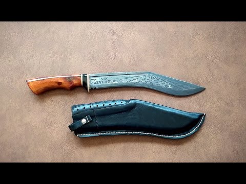 Видео: Kukri Revenger from leaf spring || Кукри Мститель из рессоры