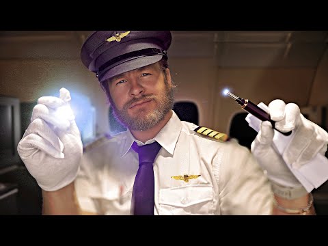 Видео: [ASMR] Осмотр лица в полете авиакомпании REG Airlines ✈️