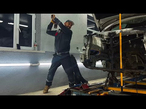 Видео: Lexus 350 Ремонт переднего чашку и ланжирон установка