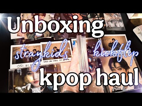 Видео: [l] BIG UNBOXING KPOP HAUL (stray kids, kickflip) § большая распаковка мерча stray kids и кикфлип