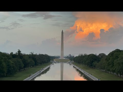 Видео: Washington DC. АҚШ-тың астанасы Вашингтон Колумб Аймағы! Әлемдегі ең ұзақ болып жатқан бейбіт шеруі!