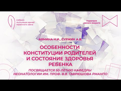 Видео: 08.09.24 17:30 Особенности конституции родителей и состояние здоровья ребенка