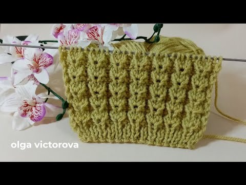 Видео: ЭТОТ УЗОР ВАМ ЗАХОЧЕТСЯ ПОВТОРИТЬ НЕ ОДИН РАЗ 1080 Узоры спицами KNITTING PATTERNS
