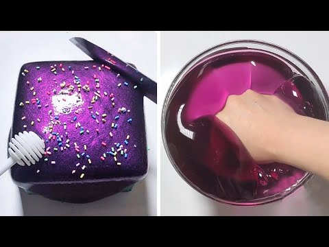 Видео: Удовлетворяющая слизь ASMR | Расслабляющее видео слизи # 398