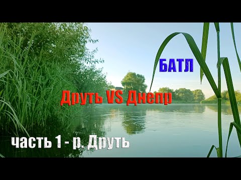 Видео: Батл рек. Днепр против Друти. Часть 1 - р. Друть. #рыбалка