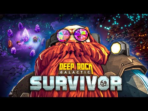 Видео: Лазурная пустошь, новый биом Deep Rock Galactic: Survivor | Рогалик на подобии Vampire Survivors