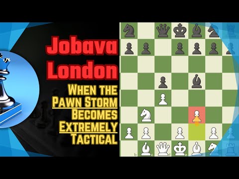 Видео: Множество тактик в пешечном штурме Jobava London!