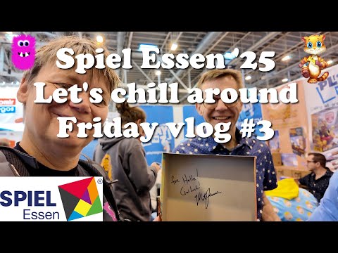 Видео: Spiel Essen 2025 Пятница, давайте отдохнём