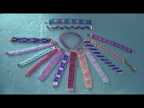 Видео: Изделия из бисера.  Автор -  Лария Шмидт. 3 часть.
