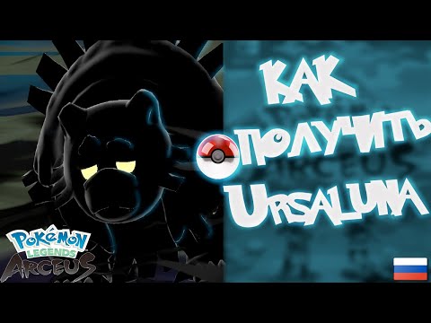 Видео: Как получить себе в команду Ursaluna в Pokémon Legends: Arceus.
