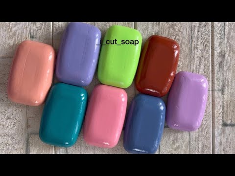 Видео: ASMR cutting dry soap/soap carving/relax video/резка сухого мыла
