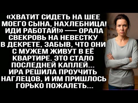 Видео: «Хватит сидеть на шее моего сына, нахлебница! Иди работай!» — орала свекровь на невестку в декрете..