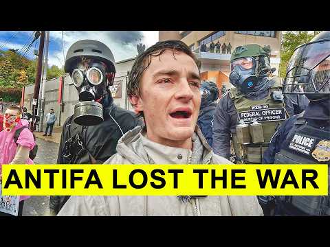 Видео: Портленд продолжает падать... АНТИФА проигрывает битву