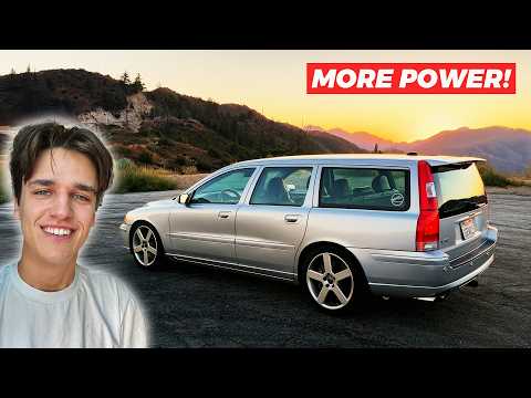 Видео: Установка даунпайпа и настройка ЭБУ на мой металлолом Volvo V70R!