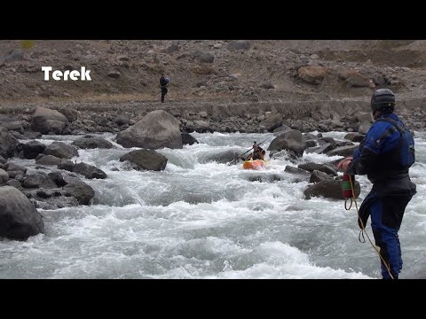 Видео: Терек. Верхняя секция от первого моста до Арши.
