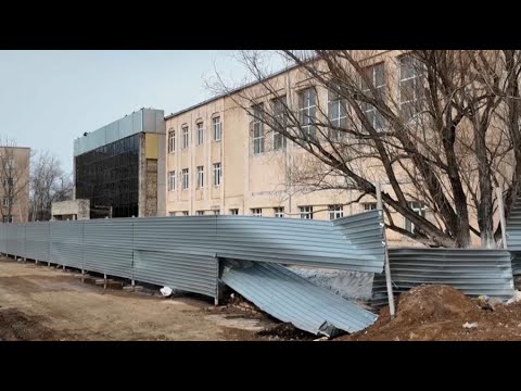 Видео: Пустующие здания восстанавливают в Аркалыке