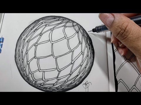 Видео: Как я рисую сферу | рисуйте вместе со мной