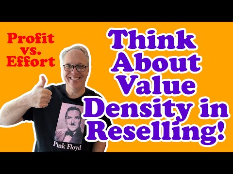 Видео: Какова плотность вашей перепродажной ценности? Прибыль против усилий (продажи в условиях ограниче...