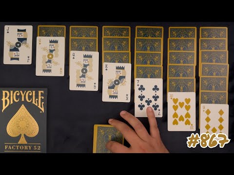 Видео: Колода Factory 52 ~ ASMR Solitaire #867