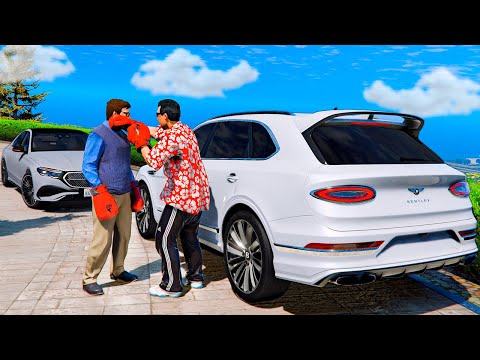 Видео: ОТЕЦ И СЫН В GTA 5 - ЗАБРАЛ У ДОЛЖНИКА BENTLEY BENTAYGA! 🌊ВОТЕР