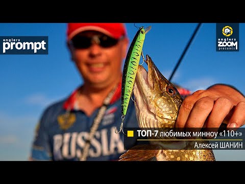 Видео: ТОП-7 любимых минноу "110 +". Алексей Шанин. Anglers Prompt