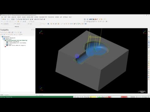 Видео: Поверхностные траектории Mastercam