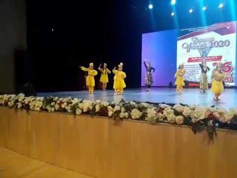 Видео: Сатпаев қаласы өзбек биі "Дамира ансамбль "