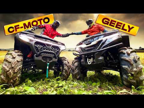 Видео: Новый квадроцикл от Geely против нового CF-Moto 1000! Sharmax Force 1100. Битва квадроциклов!