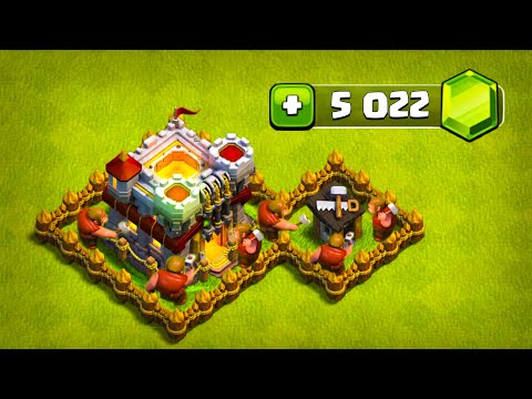 Видео: +5000 ГЕМОВ ЗА НЕДЕЛЮ БЕСПЛАТНО ! КУПИЛ 5 СТРОИТЕЛЯ ! #ПУТЬРАШЕРА ! CLASH OF CLANS