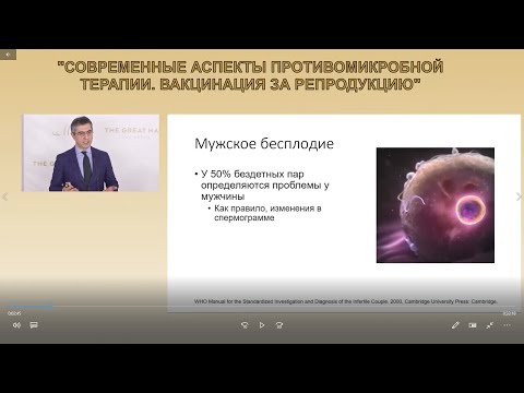 Видео: Пациентские лекции. Мужское здоровье. Бесплодие. Профессор Касян Г.Р.