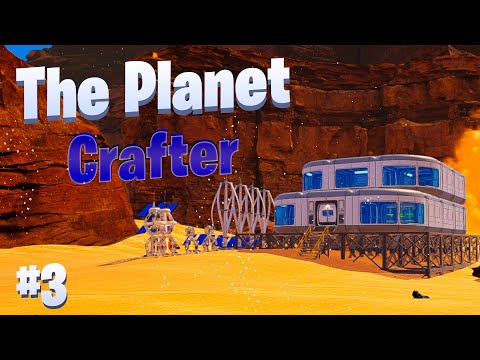 Видео: Строительство базы / Первый бункер / The Planet Crafter #3