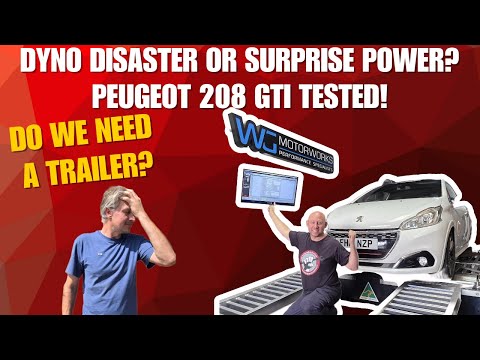 Видео: Катастрофа на динамометре или неожиданная мощь! Протестирован Peugeot 208 GTI! #диностенд #peugeo...