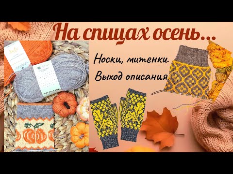 Видео: ВЛОГ 25 /2025Г/  ОСЕННИЕ СТАРТЫ / #autumn #yarn  / #jogless #fairisle #mittens #bohus #knitting 