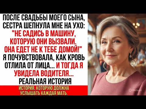 Видео: «НЕ САДИСЬ в машину!», — крикнула СЕСТРА на свадьбе СЫНА. Но когда я увидела водителя…!