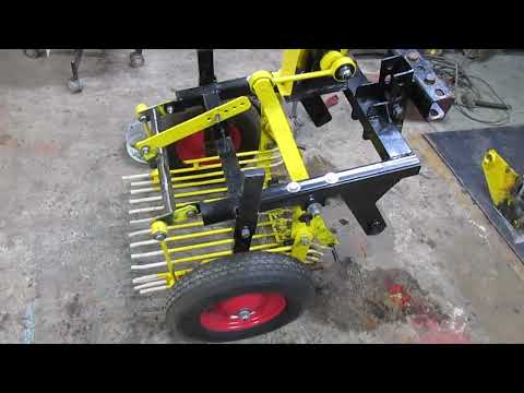 Видео: Картофелевыкапыватель КВМ-02, "Целина" доработка.