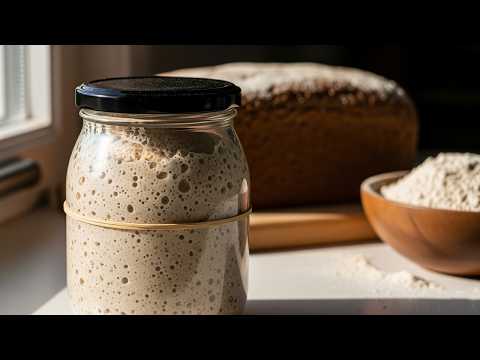 Видео: Как Приготовить 100% ЗАКВАСКУ для Выпечки Хлеба | Ржаная Закваска Рецепт с Нуля! Пошаговая Иструкция