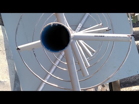 Видео: Антенна СПИРАЛЬ на Satcom ( схема)