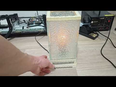 Видео: светильник сенсорный из СССР на микросхеме к145ап2. Новосибирск-с .Ремонт.