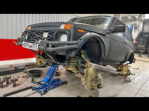 Видео: Восстановление Нивы на порталах Готовим легенду для лютого оффроуд  3 серия Тачка Блогера