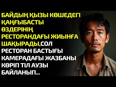 Видео: БАЙДЫҢ ҚЫЗЫ КӨШЕДЕГІ ҚАҢҒЫБАСТЫ ӨЗДЕРІНІҢ РЕСТОРАНДАҒЫ ЖИЫНҒА ШАҚЫРАДЫ , СОЛ КЕЗДЕ ... әсерлі әңгіме