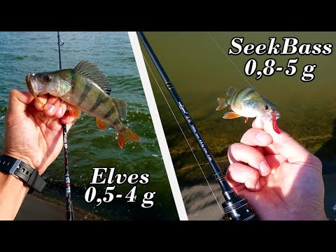 Видео: СПИННИНГ ДЛЯ МИКРОДЖИГА И МОРМЫШИНГА. СРАВНЕНИЕ ELVES 602 UL 0,5 - 4 г. ИЛИ SEEKBASS 0,8 - 5 г.???
