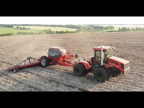 Видео: HORSCH AVATAR 12.25 SD , Кировец К-525. Настраиваю сеялку для сева  с сухую твёрдую почву.